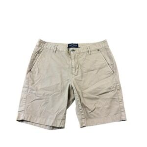 Psycho Bunny Brown Cotton Stretch Men's Chino Short Size 32